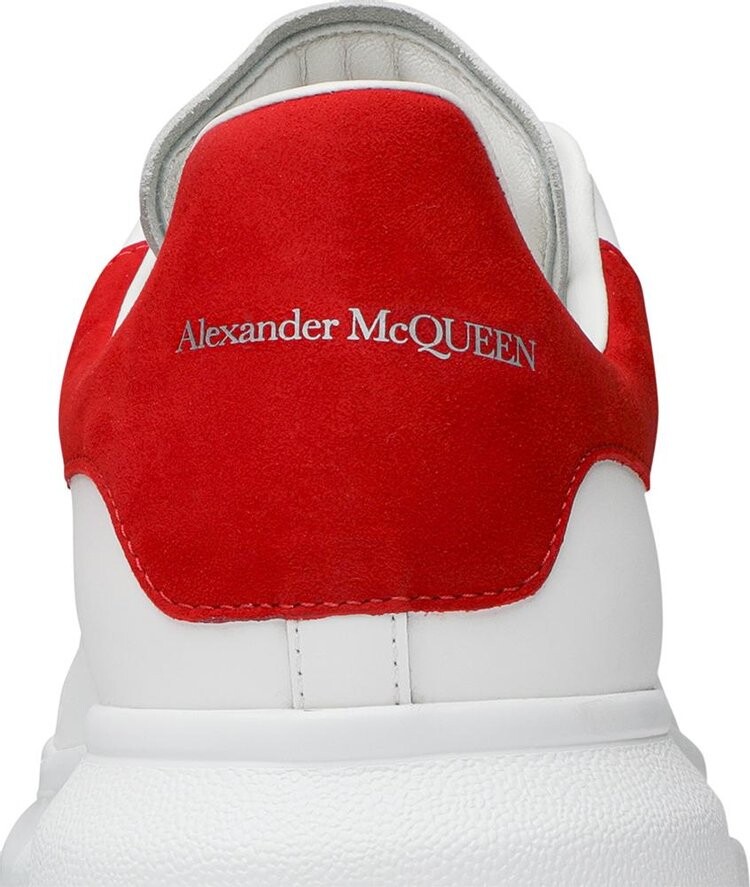 Alexander mcqueen red and white best sale