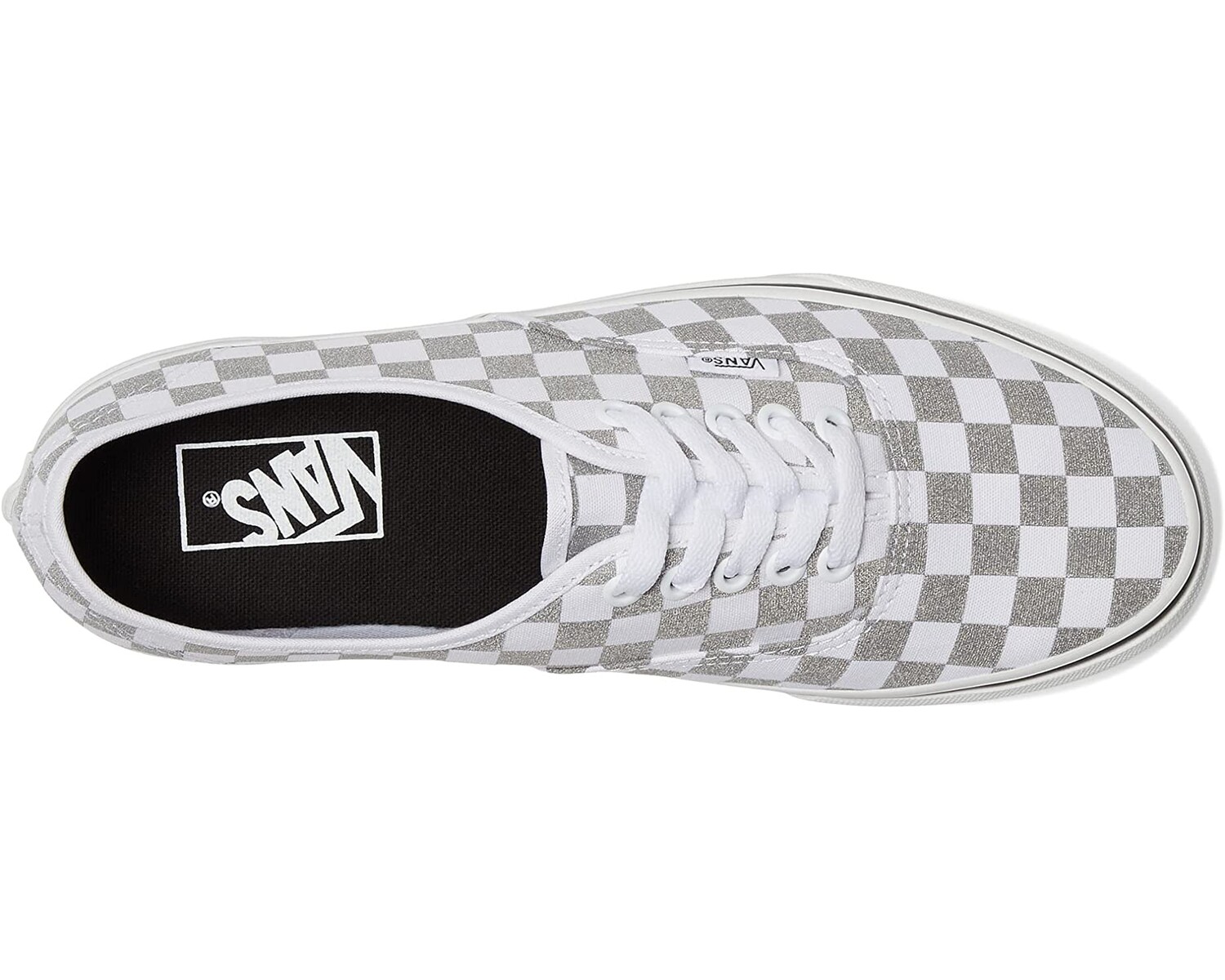 

Кроссовки Authentic Vans, космическая клетка светоотражающая