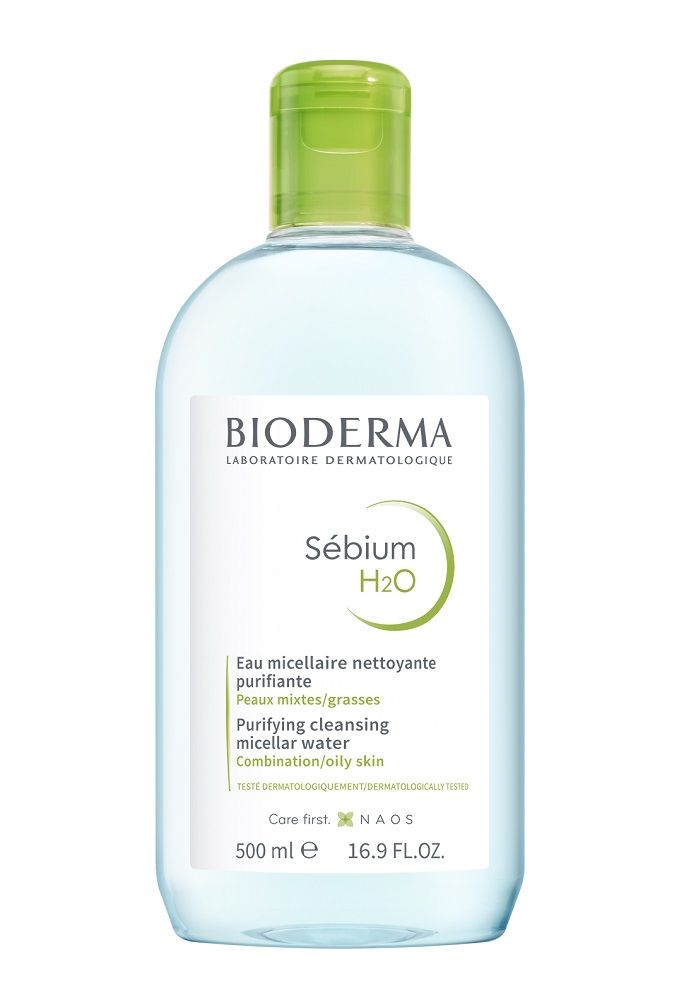 Bioderma Sébium H2O мицеллярная жидкость, 500 ml мицеллярная вода sébium h2o solución micelar específica acné bioderma 100 мл