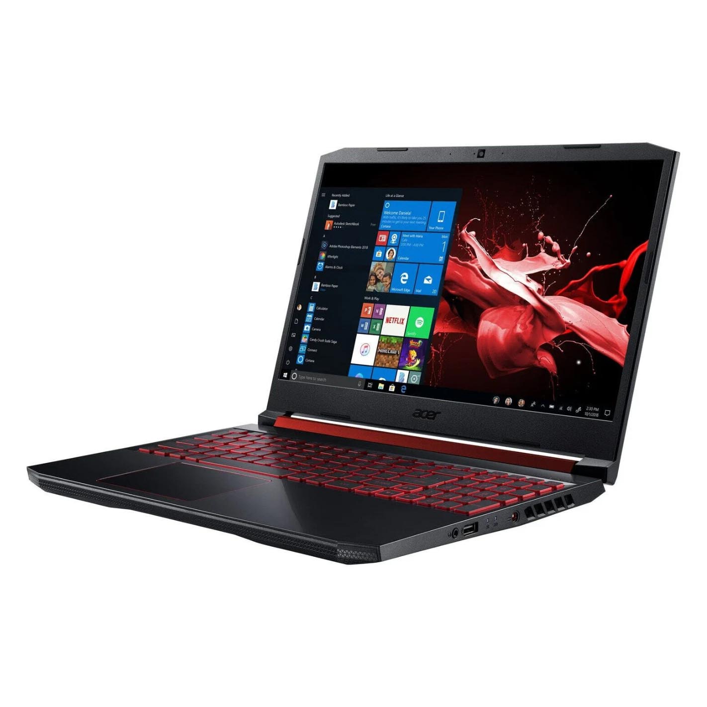 Ноутбук Acer Nitro 5 15.6'', 8 Гб/256 Гб, AN515-54-5812 - фото