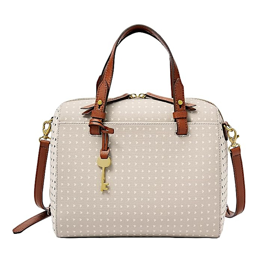 

Сумка Fossil Women's Rachel Satchel Purse, бежевый/коричневый