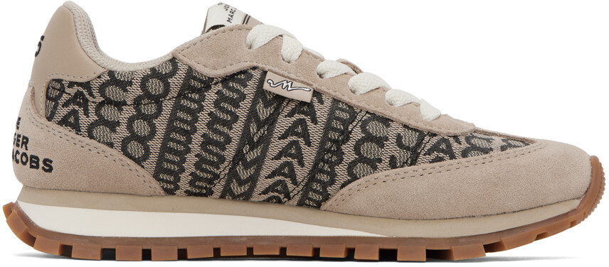 

Бежевые кроссовки 'The Monogram Jogger' Marc Jacobs, Бежевый