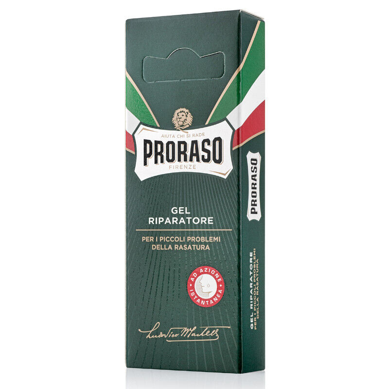 

Proraso Green гель, останавливающий кровотечение после бритья волос на лице, 10 мл