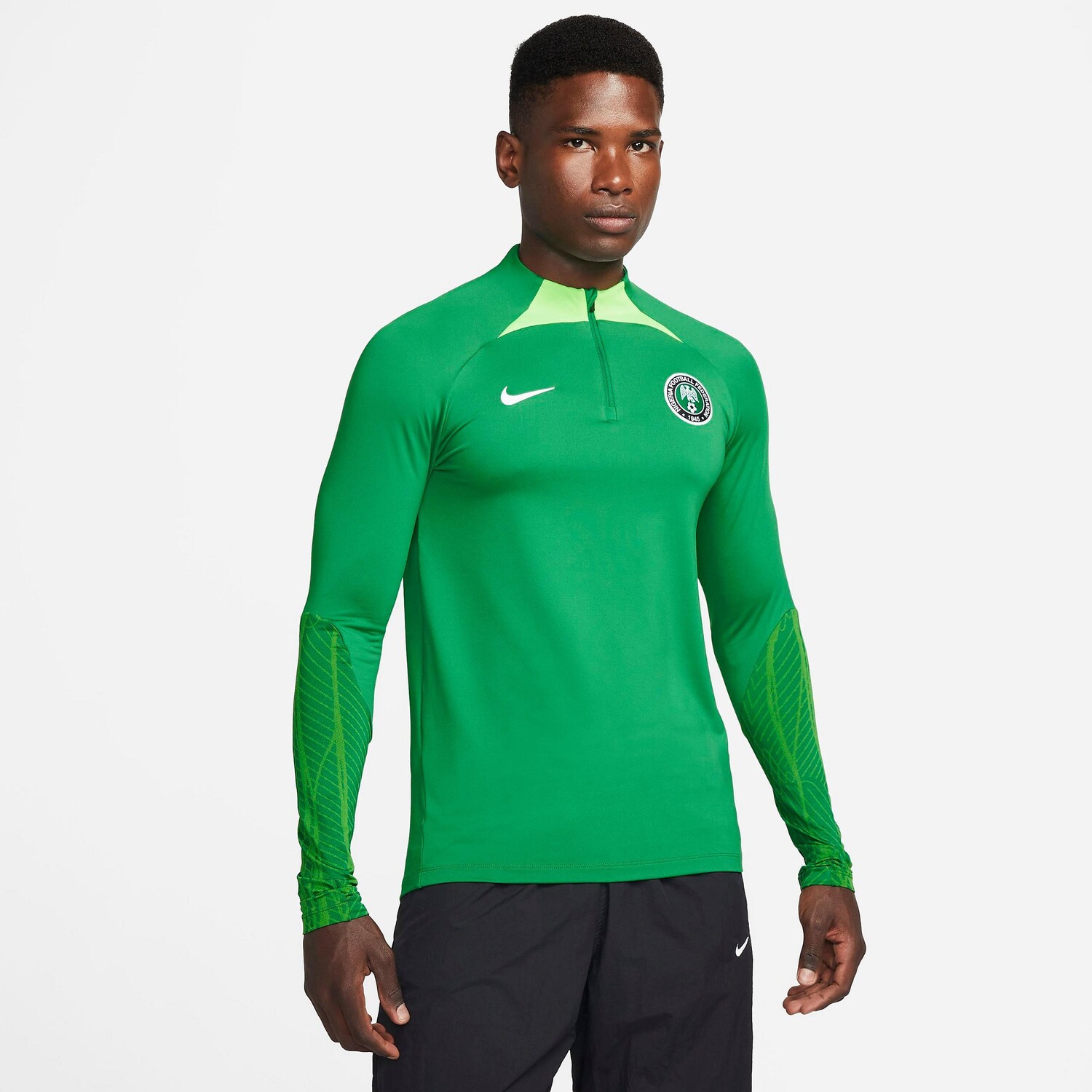 

Мужская вязаная футболка для футбола Nike Nigeria Strike Dri-FIT, зеленый