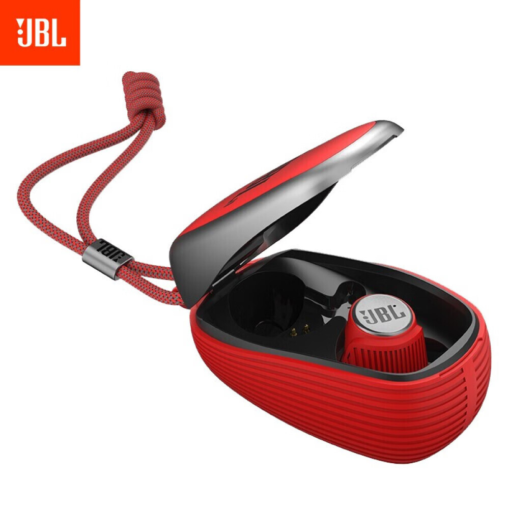

Bluetooth-гарнитура JBL X600TWS red спортивная, красный