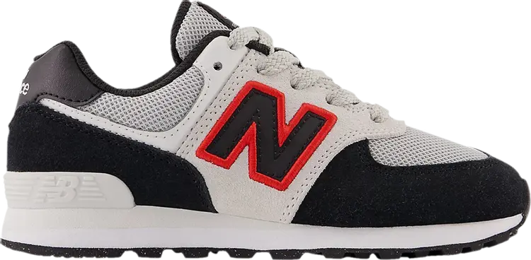 

Кроссовки New Balance 574 Little Kid Wide 'Black Nimbus Cloud Red', кремовый