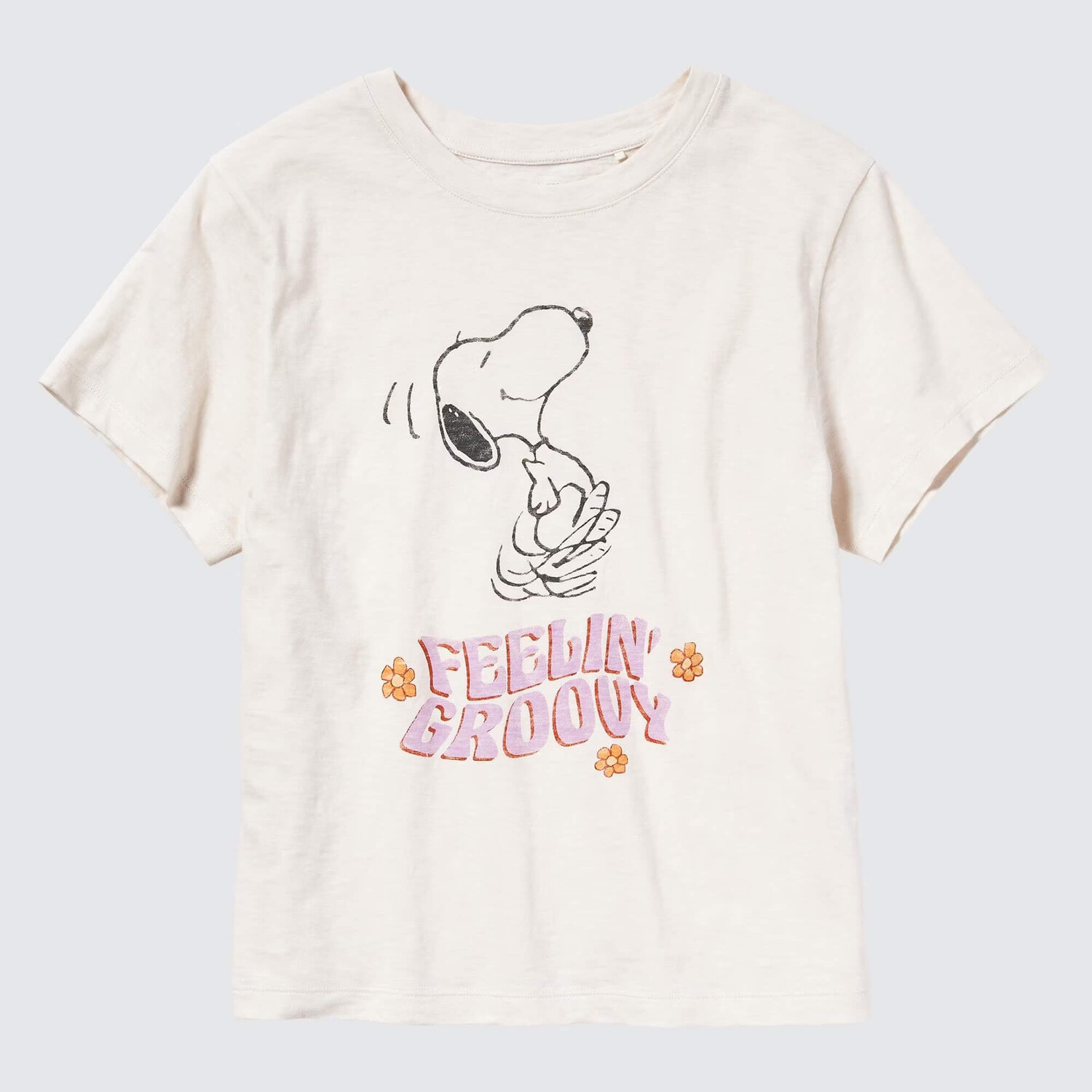

Футболка Uniqlo UT Love, Sunshine & Peanuts, серо-белый