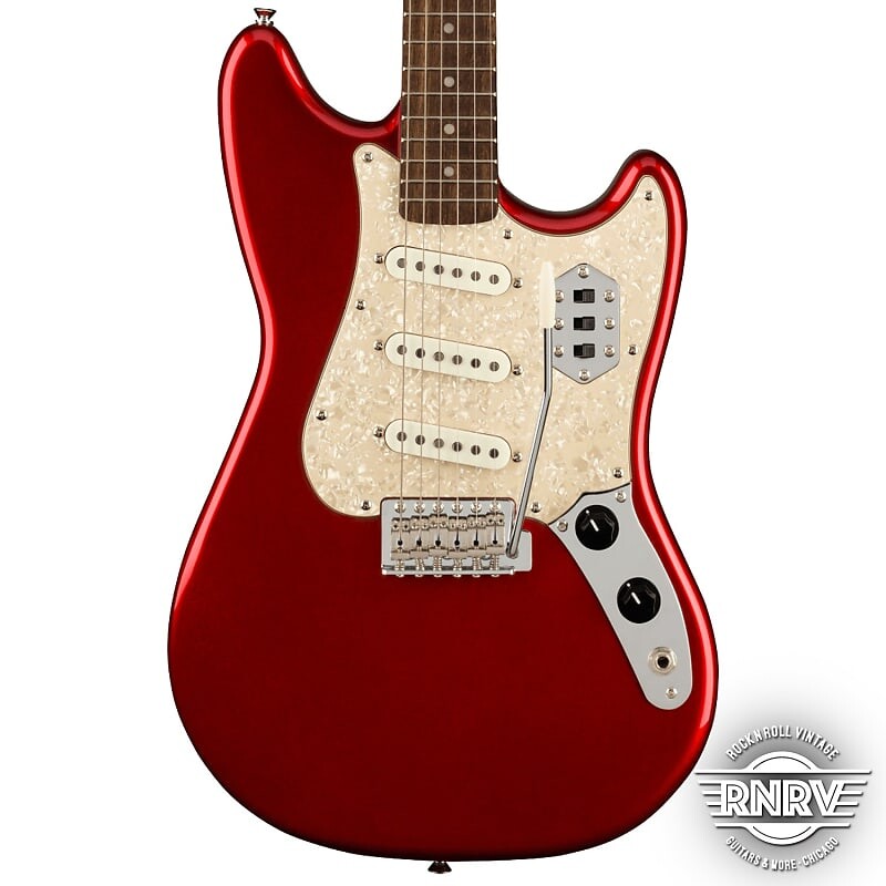 

Fender Squier Paranormal Cyclone, накладка на гриф Laurel, перламутровая накладка, цвет Candy Apple Red Fender Squier Paranormal , Laurel Fingerboard, Pearloid Pickguard,