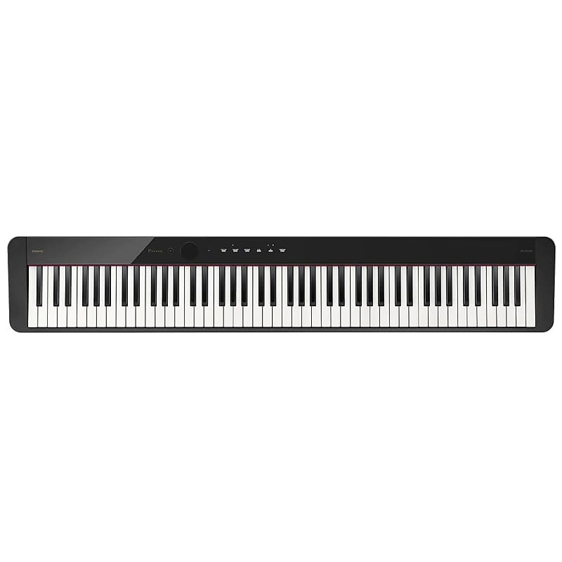 Casio PX-S1100BK 88-клавишное цифровое пианино, включая WU-BT10, черное PX-S1100BK 88-Key Digital Piano, Includes WU-BT10, casio wu bt10 беспроводной bluetooth midi аудио адаптер для клавиатур casiotone
