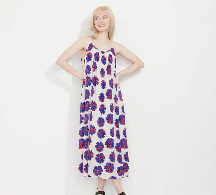 

Платье Uniqlo UT Andy Warhol Flowers Collection, белый