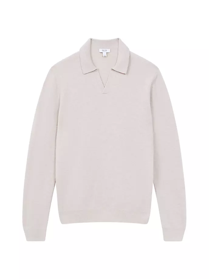 

Свитер с шерстяным воротником Swift Reiss, цвет oatmeal melange