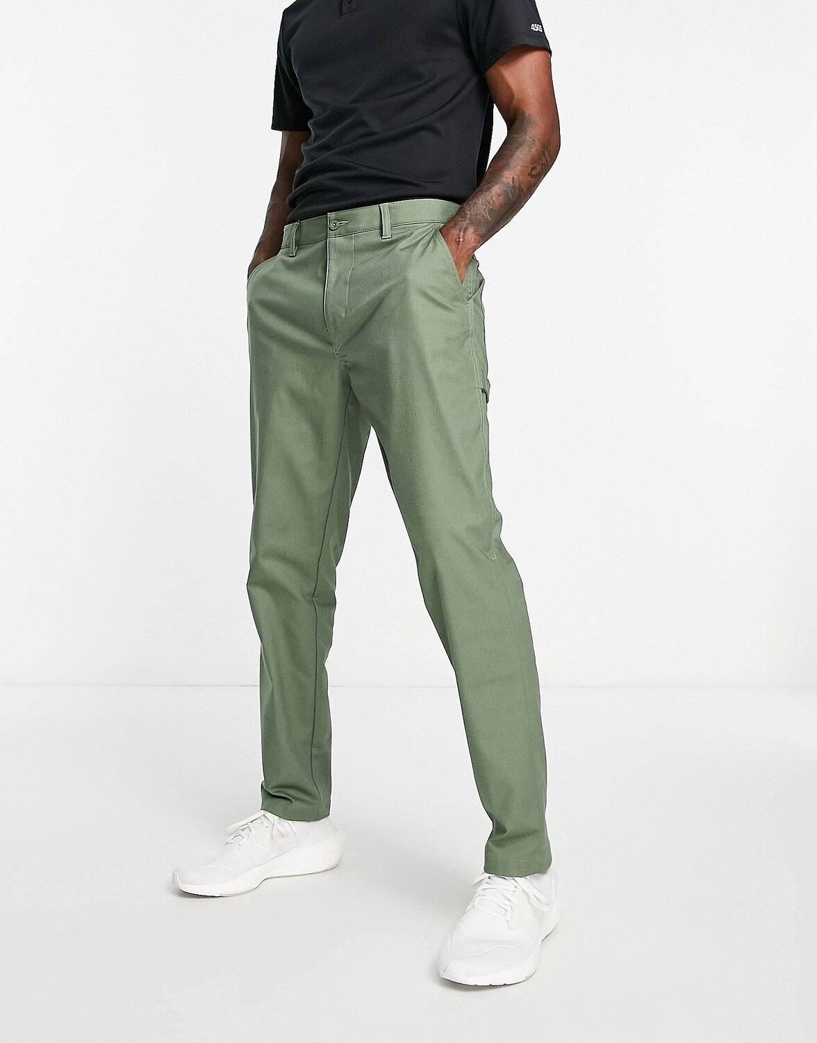 

Зеленые плотные брюки adidas Golf Adicross, Зеленый