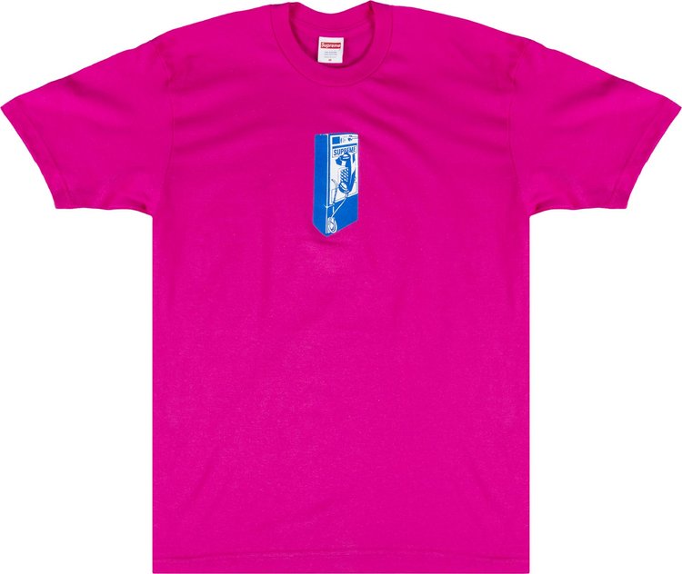 Футболка Supreme Payphone T-Shirt 'Pink', розовый футболка supreme payphone t shirt white белый