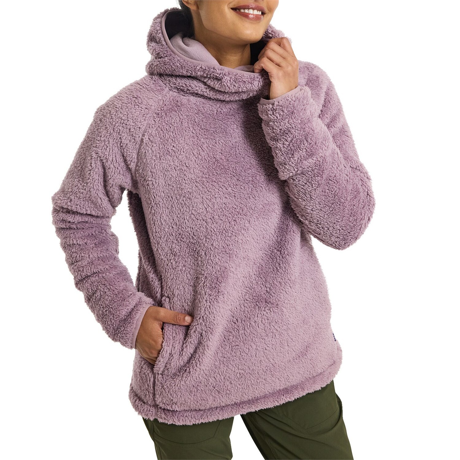 

Толстовка Burton Lynx Pullover с капюшоном из флиса, розовый