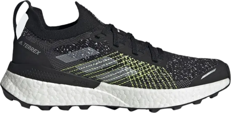 

Кроссовки Adidas Wmns Terrex Two Ultra Primeblue 'Black Solar Yellow', черный