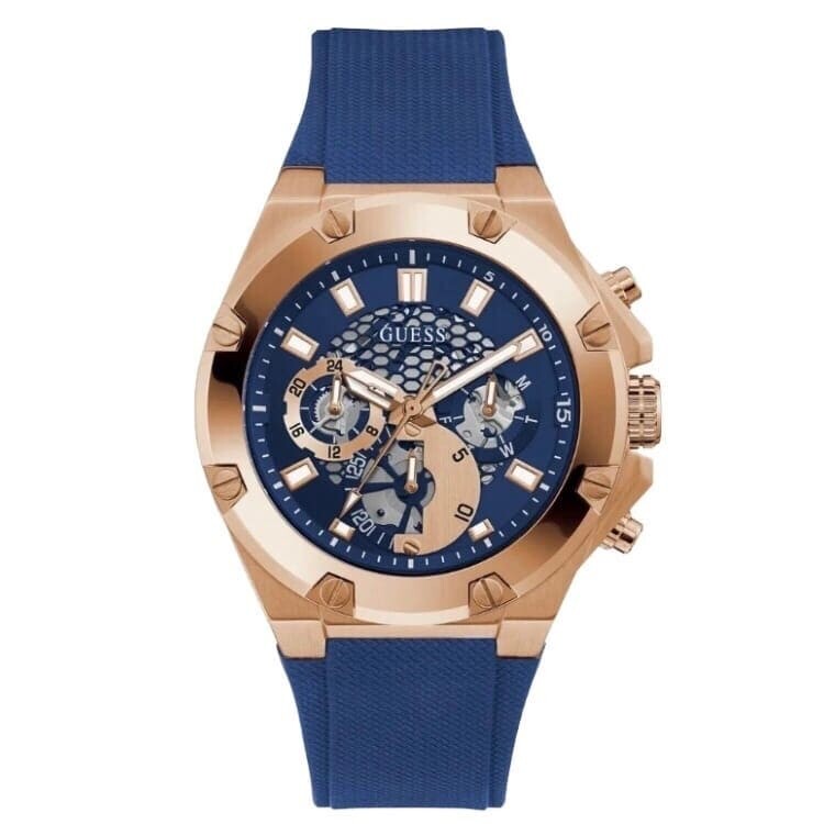 

Часы наручные Guess хронографные, синий