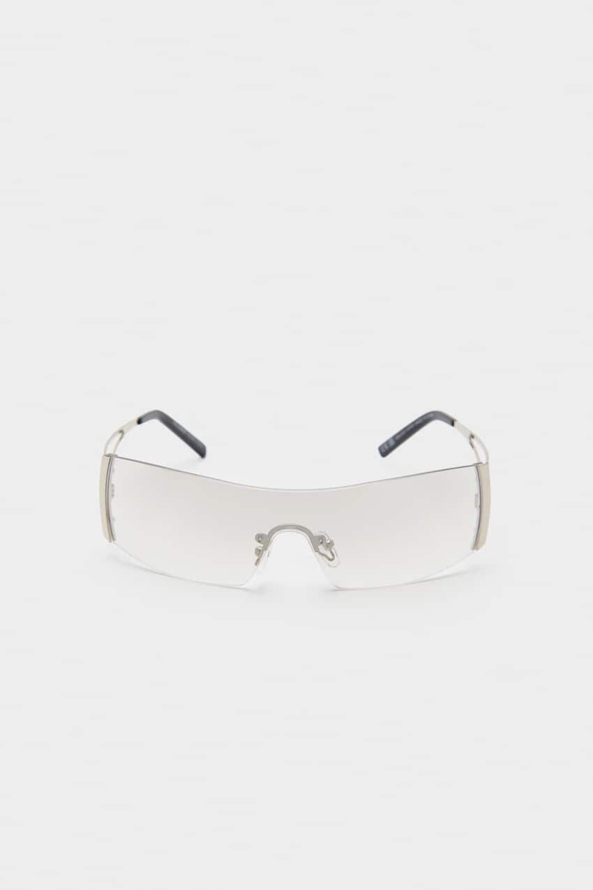 

Солнцезащитные очки-щиты Pull&Bear, антрацитовый серый