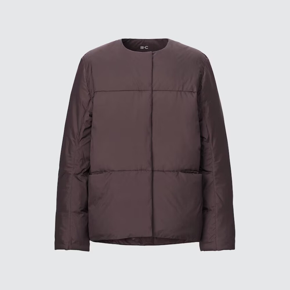 

Легкий пуховик Uniqlo Light Down, темно-коричневый
