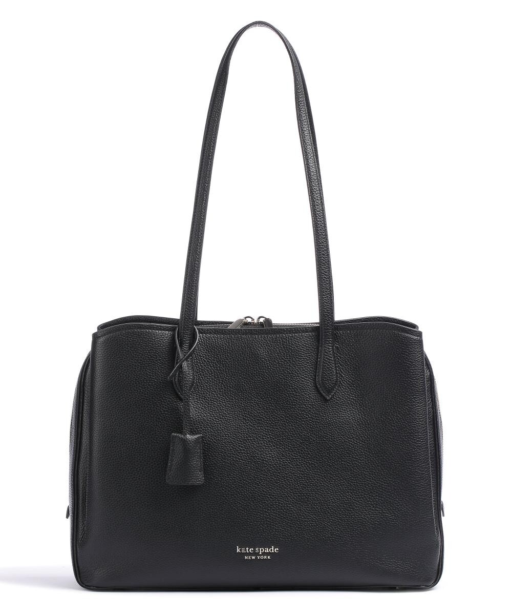 

Hudson Шоппер 13″ зернистая кожа Kate Spade New York, черный