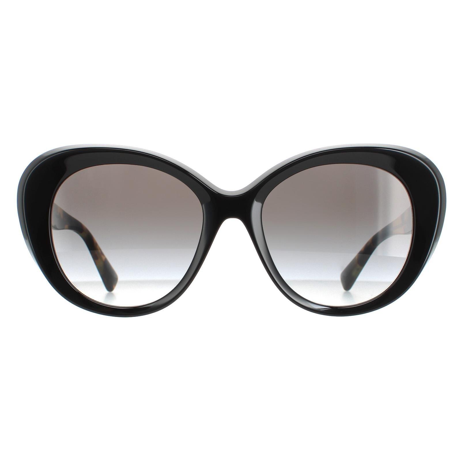 Модные черные гаванские серые солнцезащитные очки с градиентом VA4113 Valentino, черный