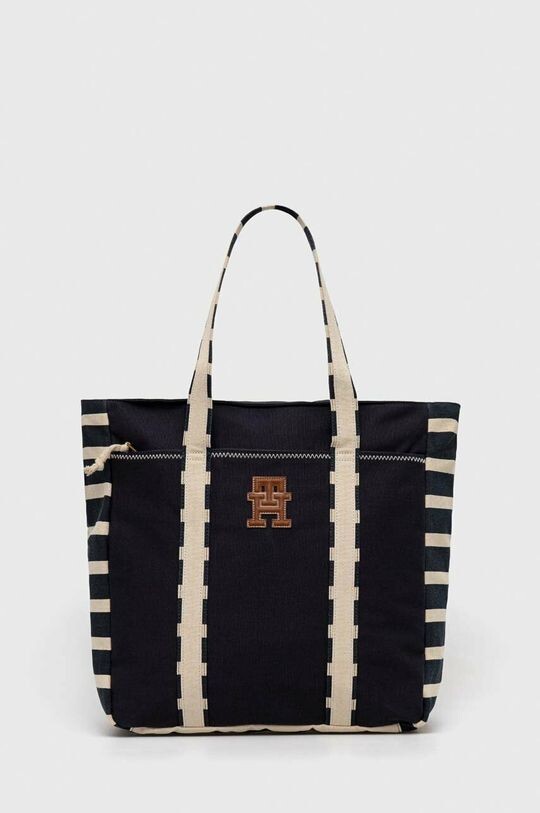 

Хлопковая сумка Tommy Hilfiger, темно-синий
