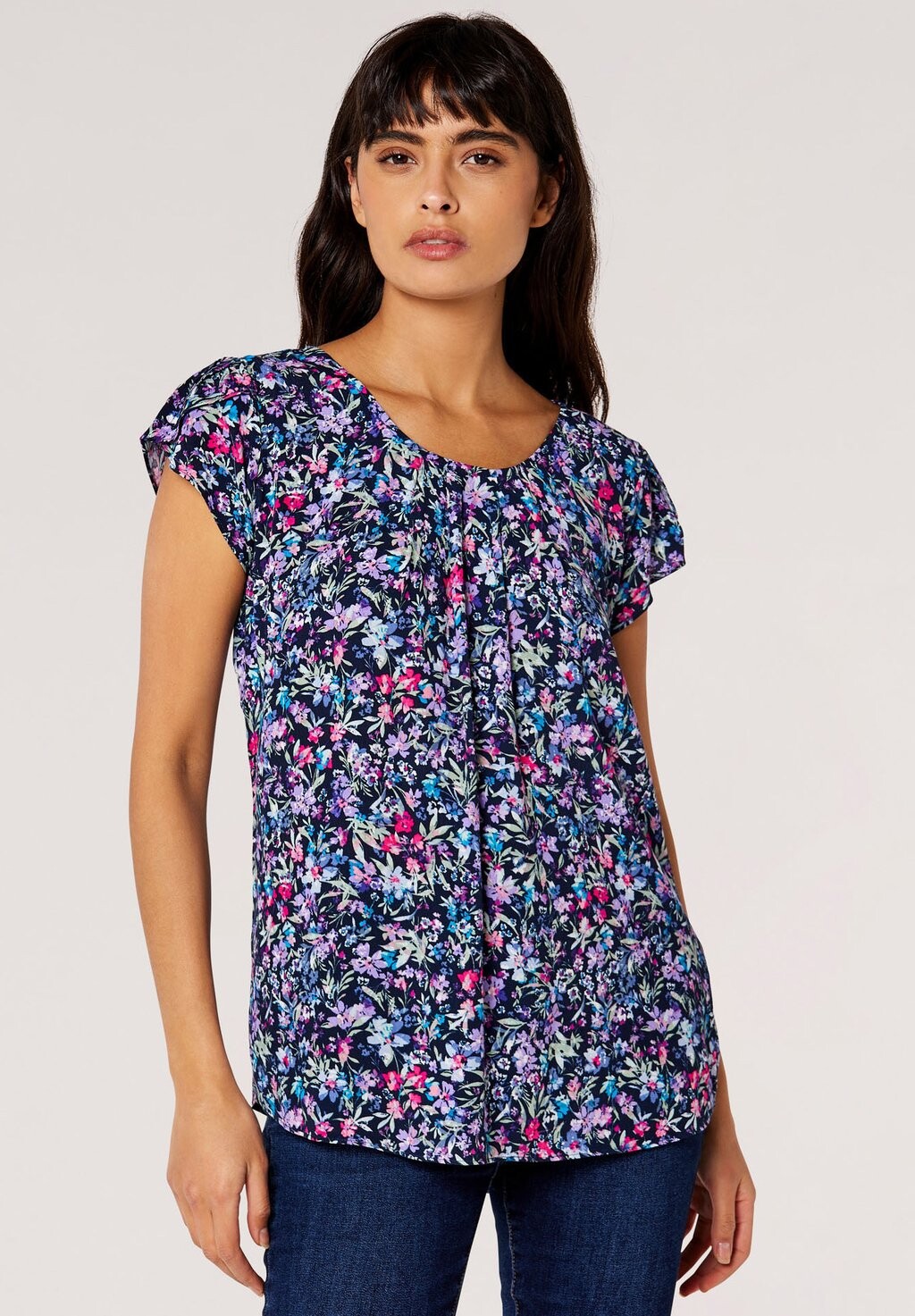 

Блузка DITSY TULIP Apricot, цвет navy