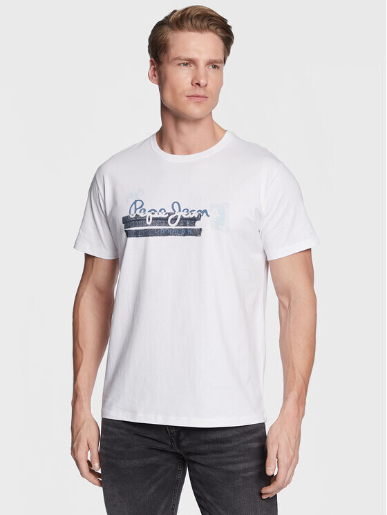 

Футболка стандартного кроя Pepe Jeans, белый