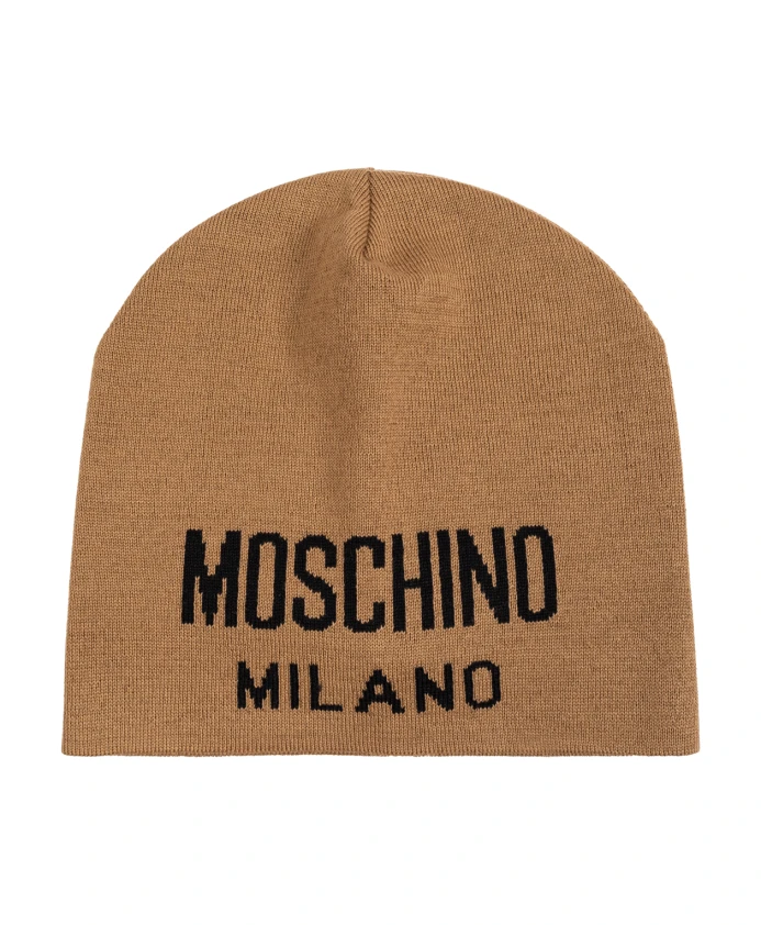 

Кепка с логотипом Moschino, коричневый