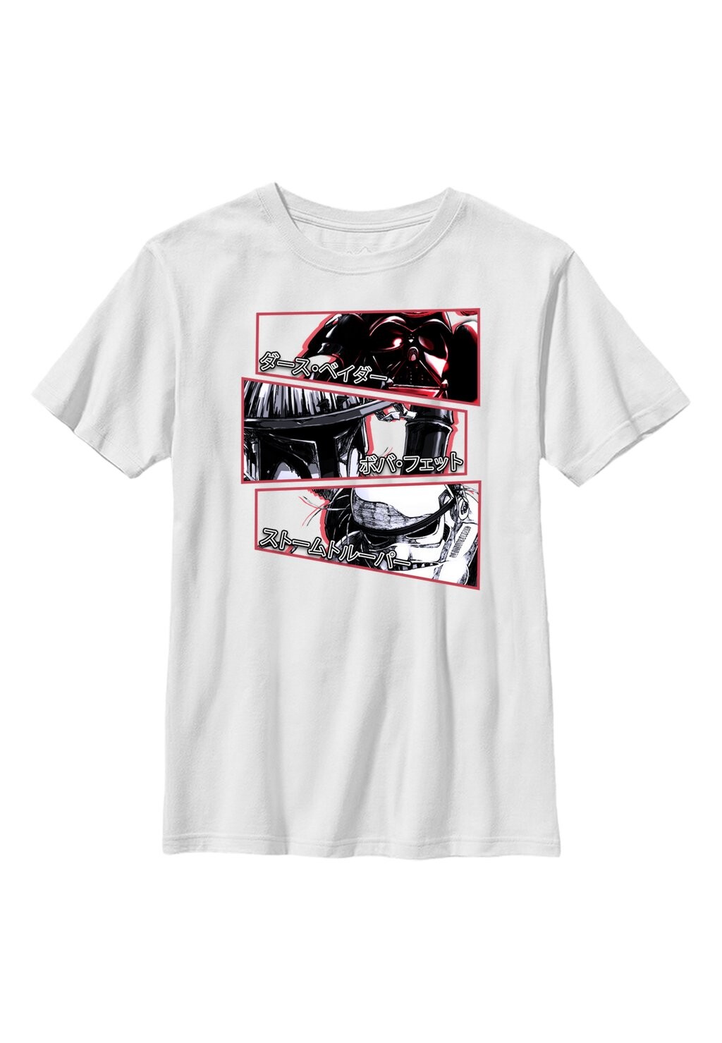 

Футболка с принтом Star Wars Visions Stv Stackedpanels Unisex Star Wars, белый