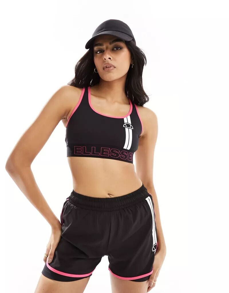 

Черное бюстье ellesse Daphne