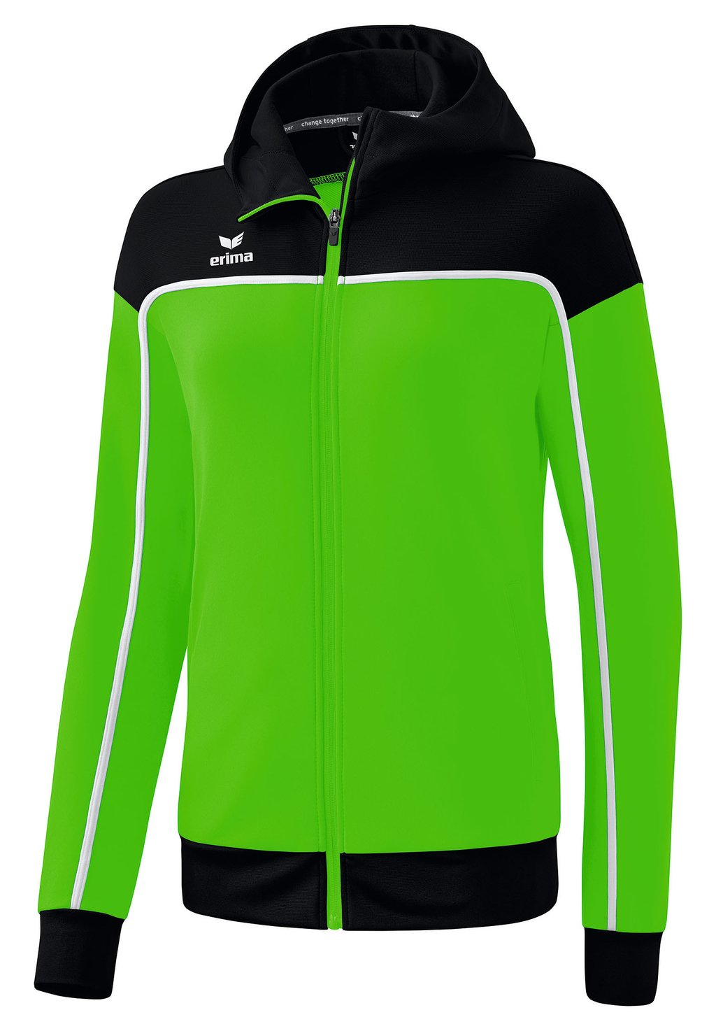 Тренировочная куртка CHANGE Erima, цвет green schwarz weiss тренировочная куртка erima цвет schwarz violet