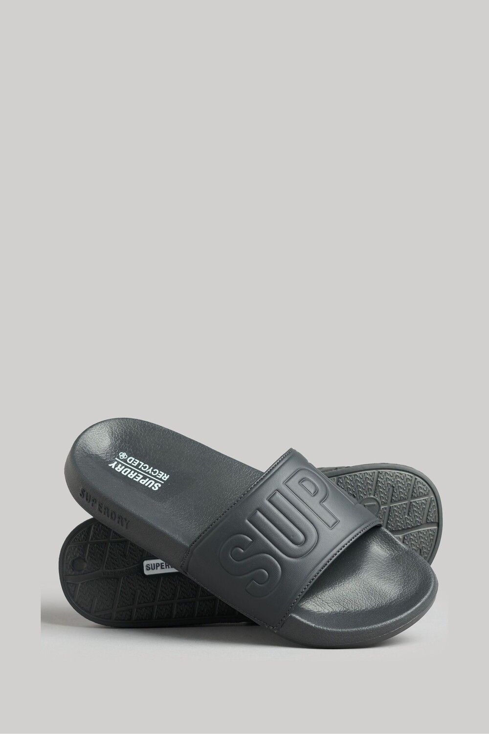 

Шлепанцы для бассейна Code Vegan Superdry, серый