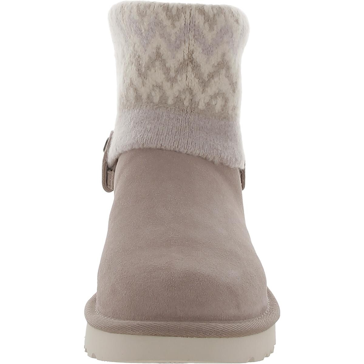 

SAELA ICELANDIC Женские ботильоны-свитера с круглым носком UGG, цвет Dusk Suede