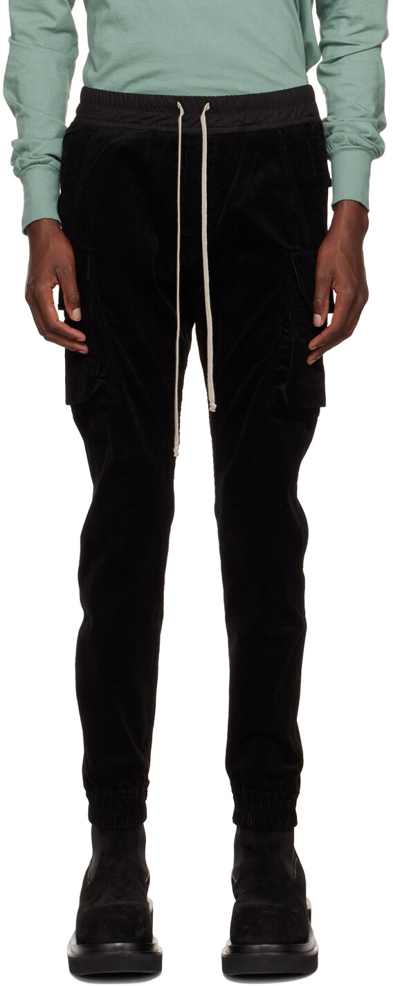 

Черные брюки карго Mastodon Rick Owens Drkshdw