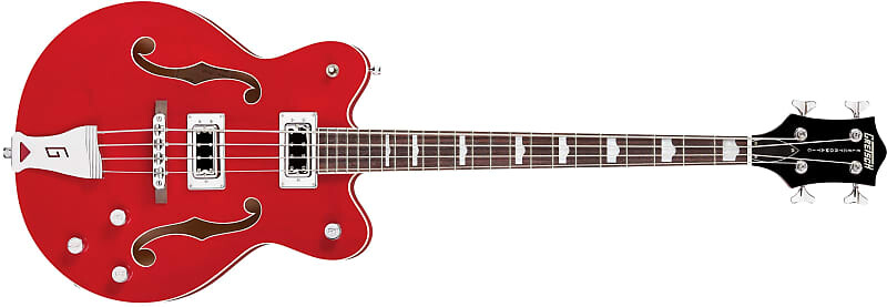 

Gretsch G5442BDC Electromatic Hollow Body Short Scale Bass, прозрачный красный 2518002515