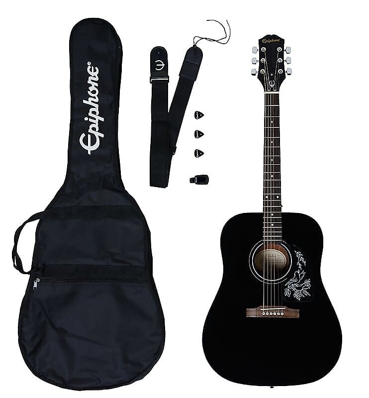 

Стартовый набор для акустической гитары Epiphone Starling — черное дерево PPAG-EASTAREBCH1
