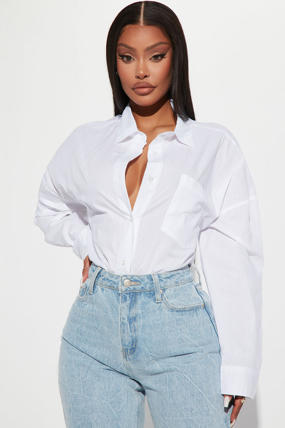 

Рубашка Fashion Nova WTP305, белый
