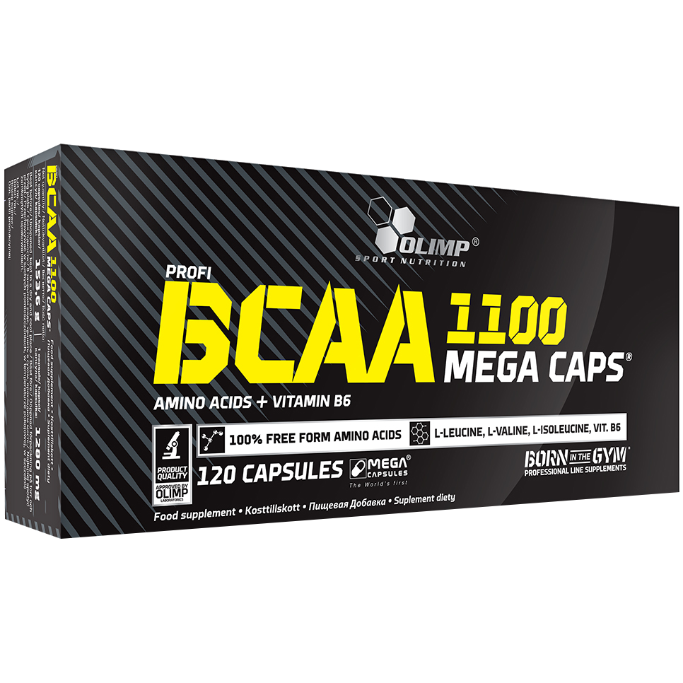Olimp BCAA 1100 биологически активная добавка, 120 кап./1 уп. биологически активная добавка синергия восстановление stc bcaa 120 шт
