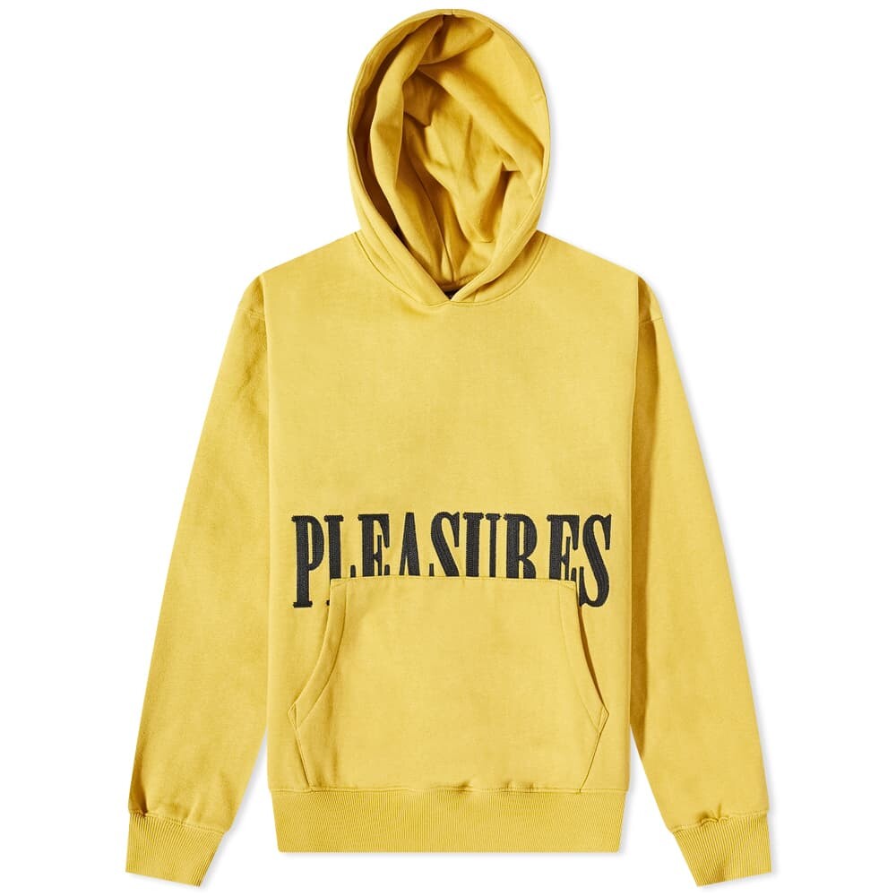 

Толстовка Pleasures Latex Logo Hoody, Желтый