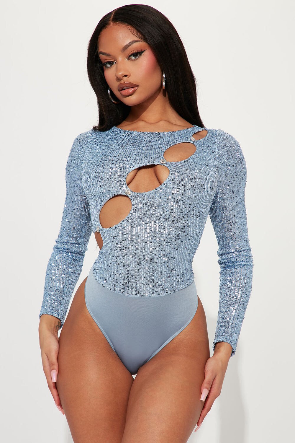 

Боди Fashion Nova FB90058, синий