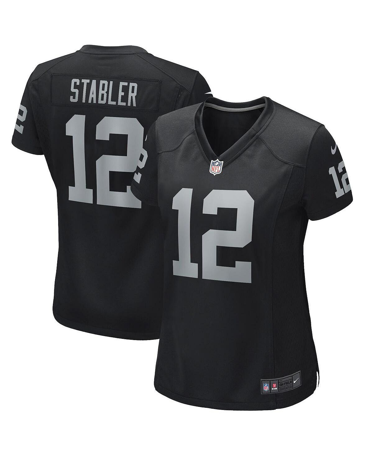 Женская футболка ken stabler black las vegas raiders game для пенсионеров  Nike, черный – заказать из-за рубежа в «CDEK.Shopping»