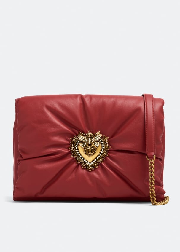 

Сумка кросс-боди DOLCE&GABBANA Devotion medium soft bag, красный
