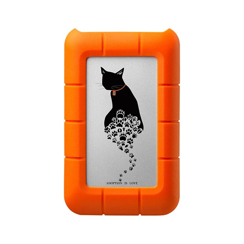 

Внешний жесткий диск LaCie Rugged USB-C, 5ТБ, оранжевый, рисунок