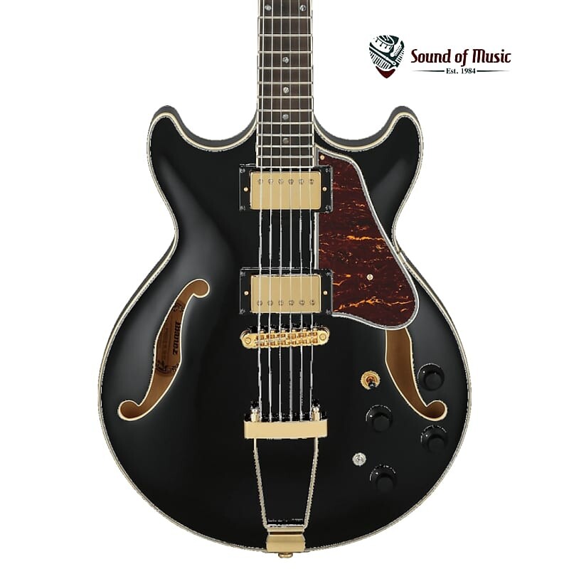 

Электрогитара Ibanez AMH90 Artcore Expressionist с полым корпусом - черная