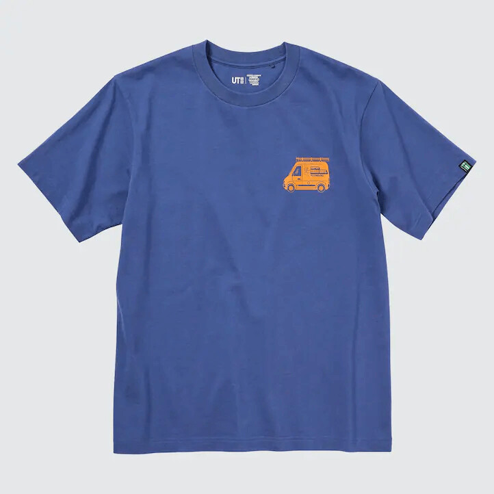 

Футболка Uniqlo UT Super Mario Bros. Movie, синий