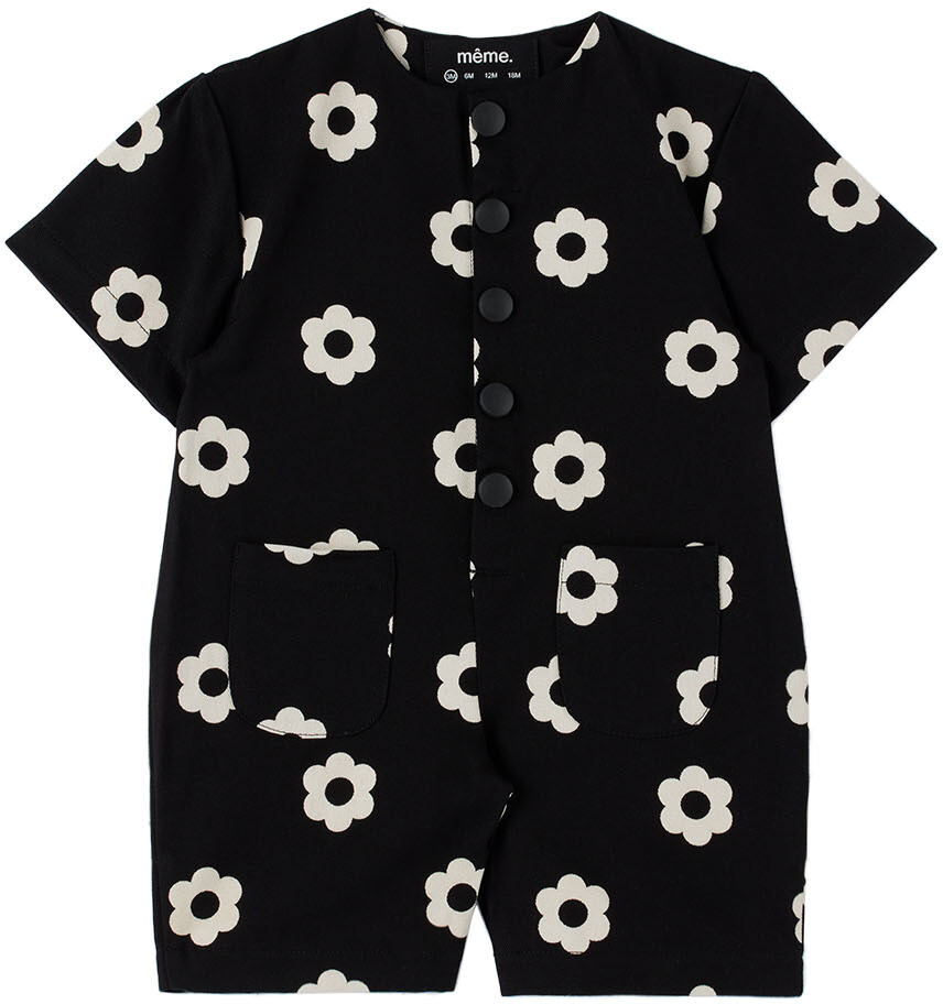 

Эксклюзивный черный комбинезон Jax для малышей SSENSE même.