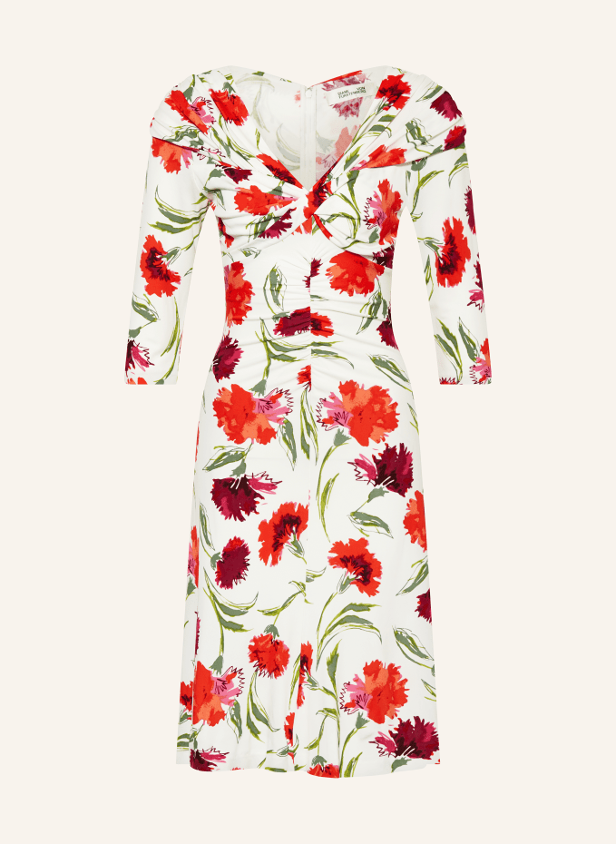 

Трикотажное платье jim с рукавами 3/4 Diane Von Furstenberg, зеленый