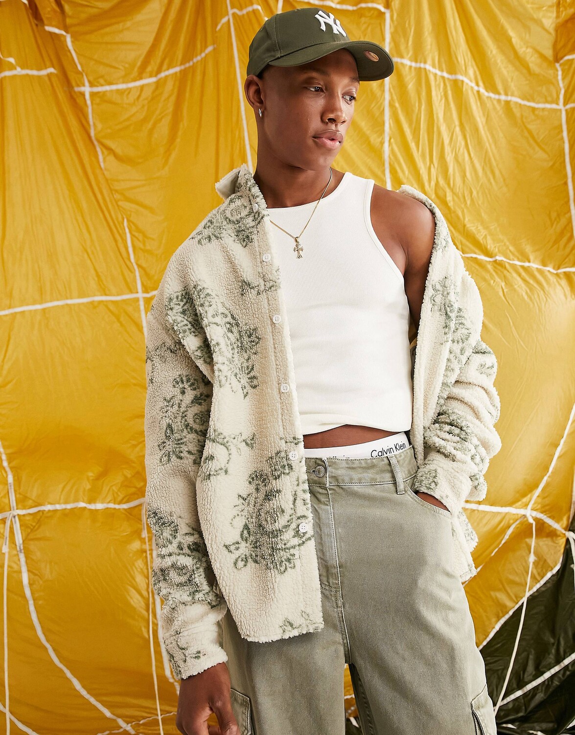 

Рубашка свободного кроя в стиле 90-х с принтом пейсли ASOS DESIGN