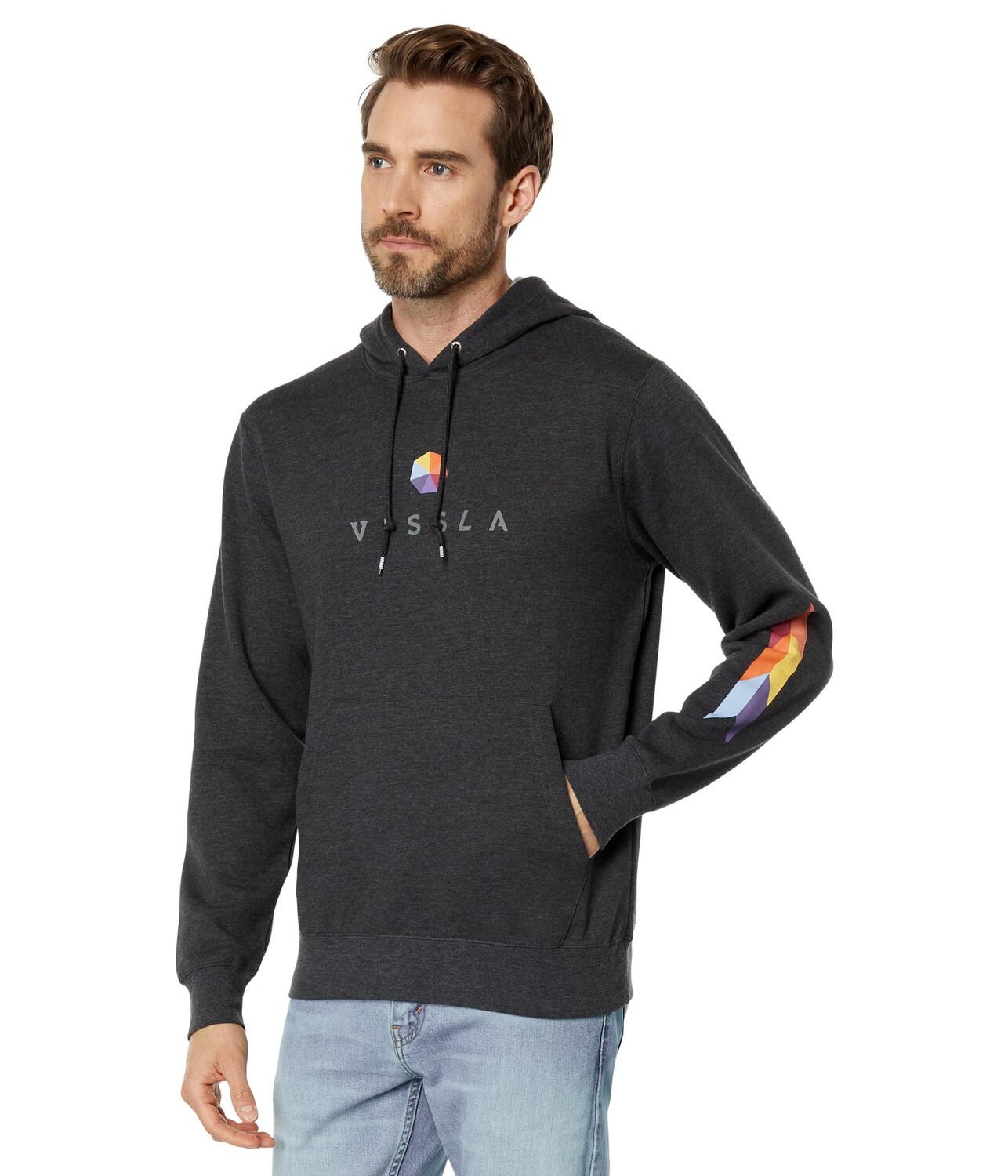 

Худи VISSLA, Coastal Eco Pullover Hoodie, Серый