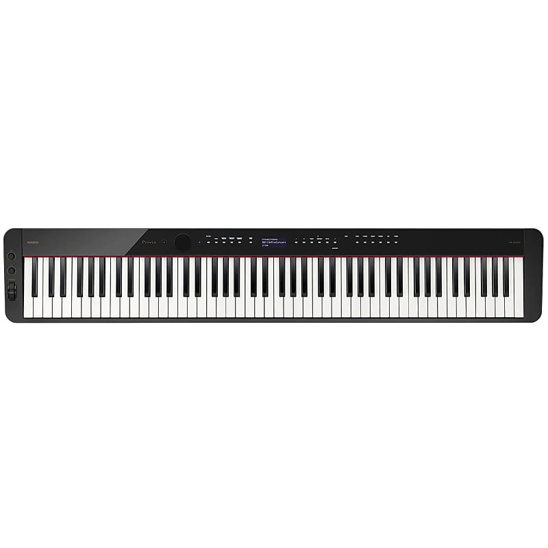 цена Тонкое цифровое консольное пианино Casio PX-S3100BK с 88 клавишами, черное PX-S3100BK 88-Key Slim Digital Console Piano,